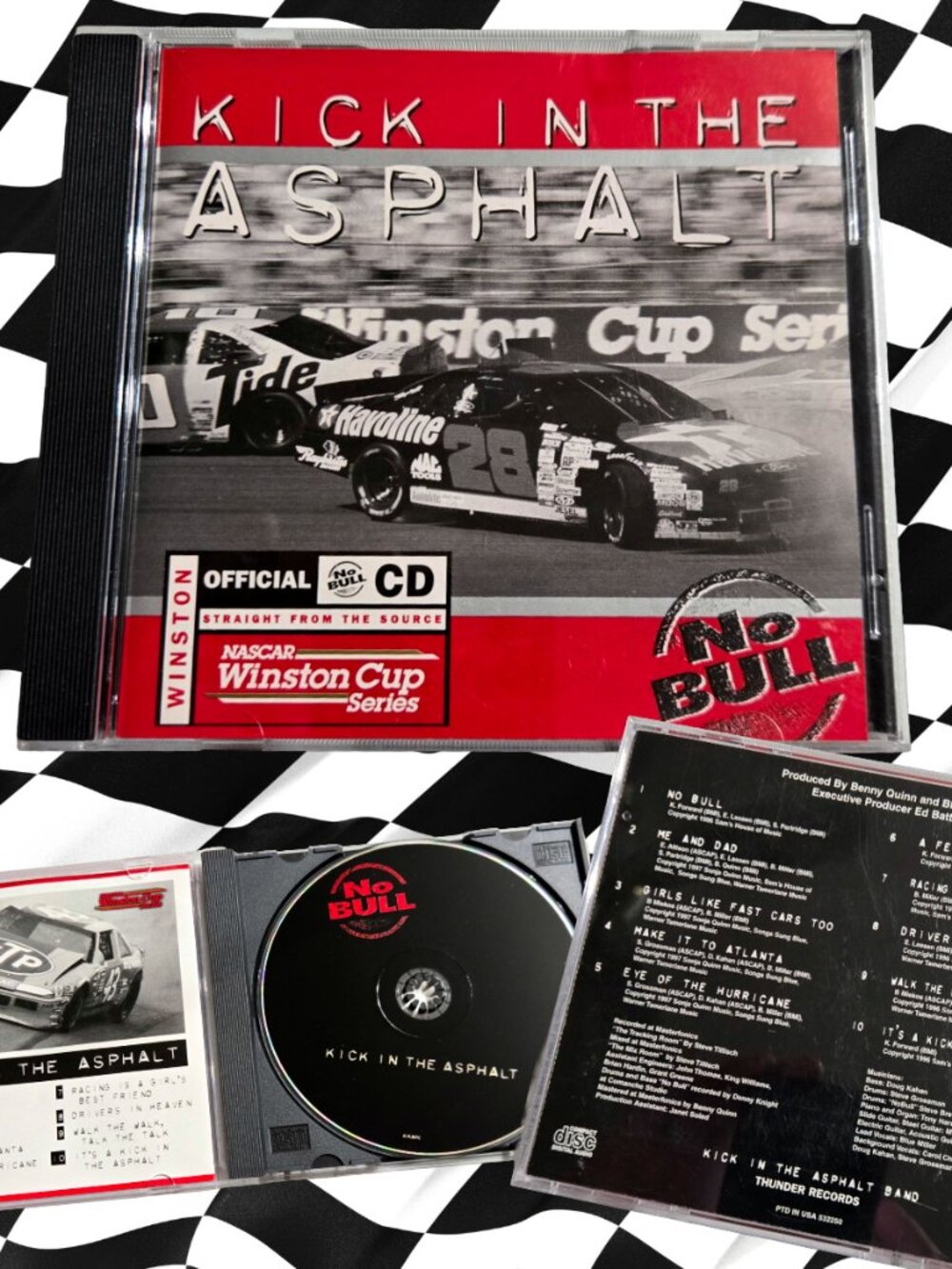 Kick In The Asphalt, NASCAR Winston Cup Series, Official No Bull CD 1997